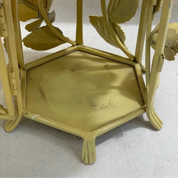 Pagoda Patio Deck Garden Candle Holder Lantern Flowers Roses In/outdoors metal - Picture 5 of 11